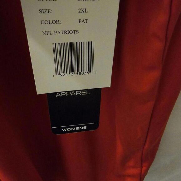 NFL Team Apparel New‎ england PATRIOTS Womens 2XL (NWT) (NE35) - Picture 6 of 8